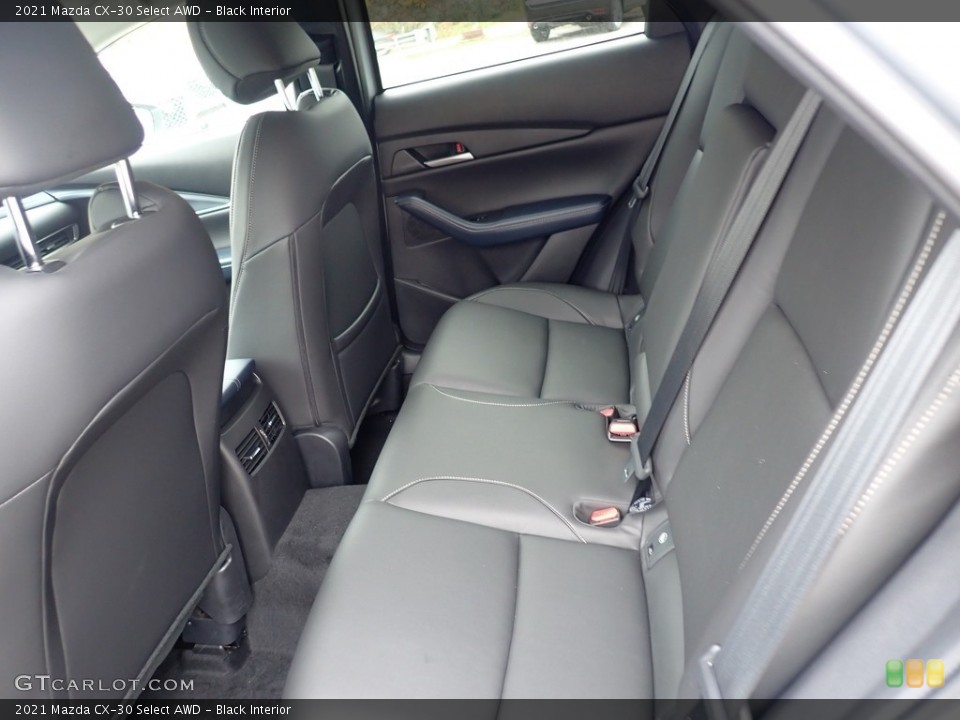 Black Interior Rear Seat for the 2021 Mazda CX-30 Select AWD #139846157