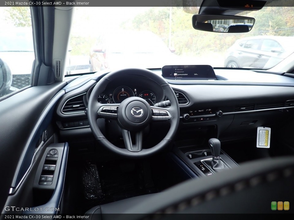 Black Interior Dashboard for the 2021 Mazda CX-30 Select AWD #139846176