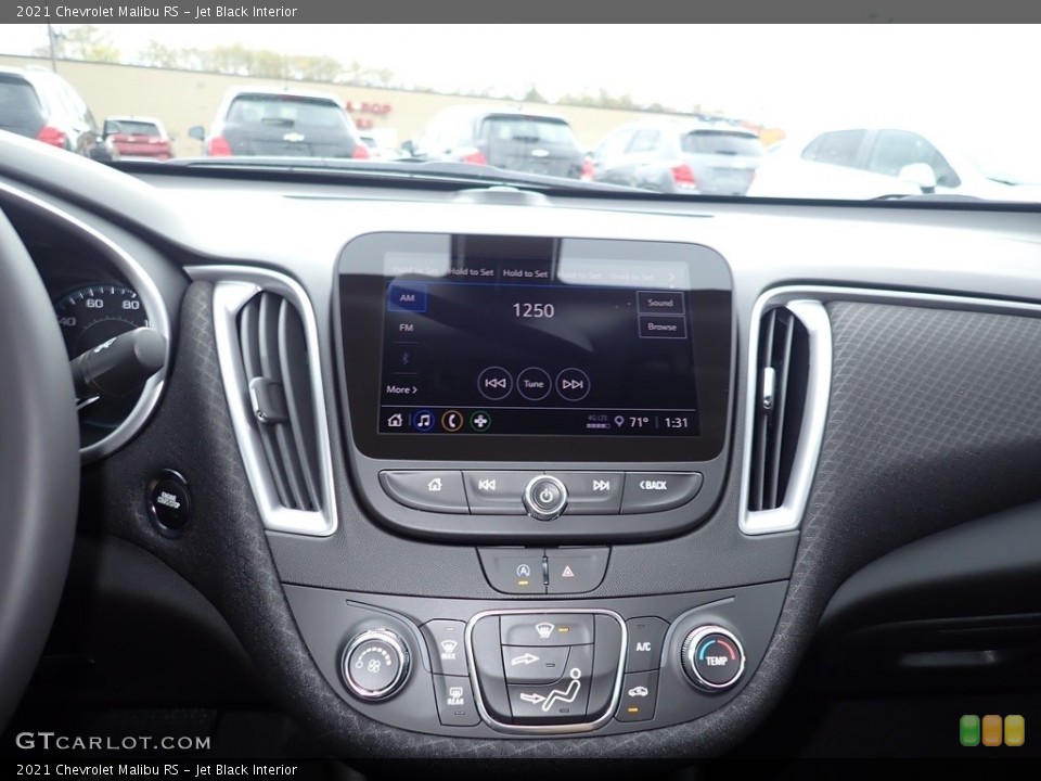 Jet Black Interior Controls for the 2021 Chevrolet Malibu RS #139846323