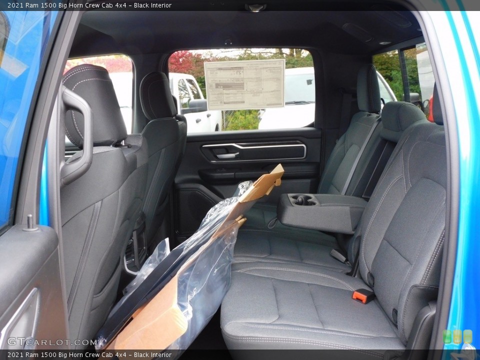 Black Interior Rear Seat for the 2021 Ram 1500 Big Horn Crew Cab 4x4 #139846335