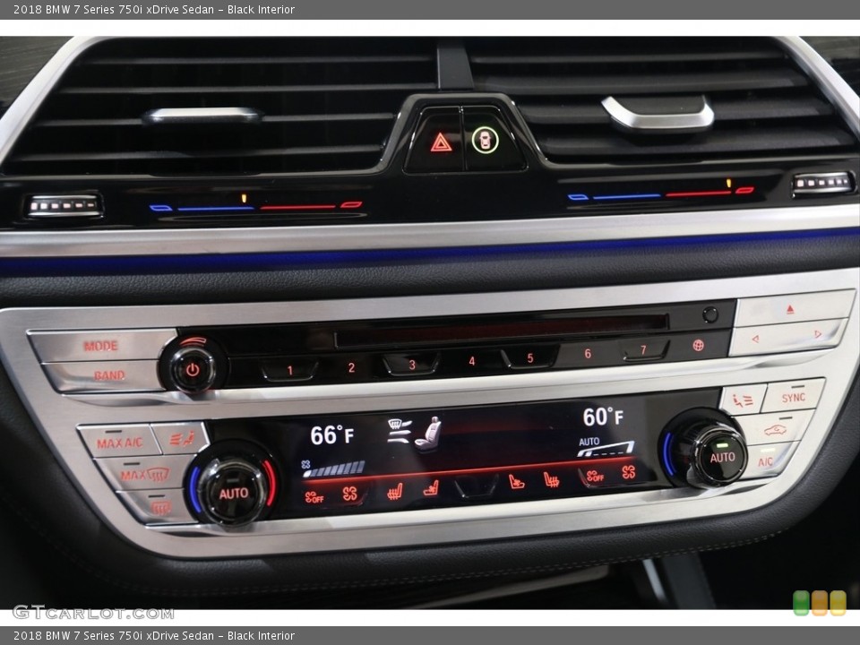Black Interior Controls for the 2018 BMW 7 Series 750i xDrive Sedan #139846473