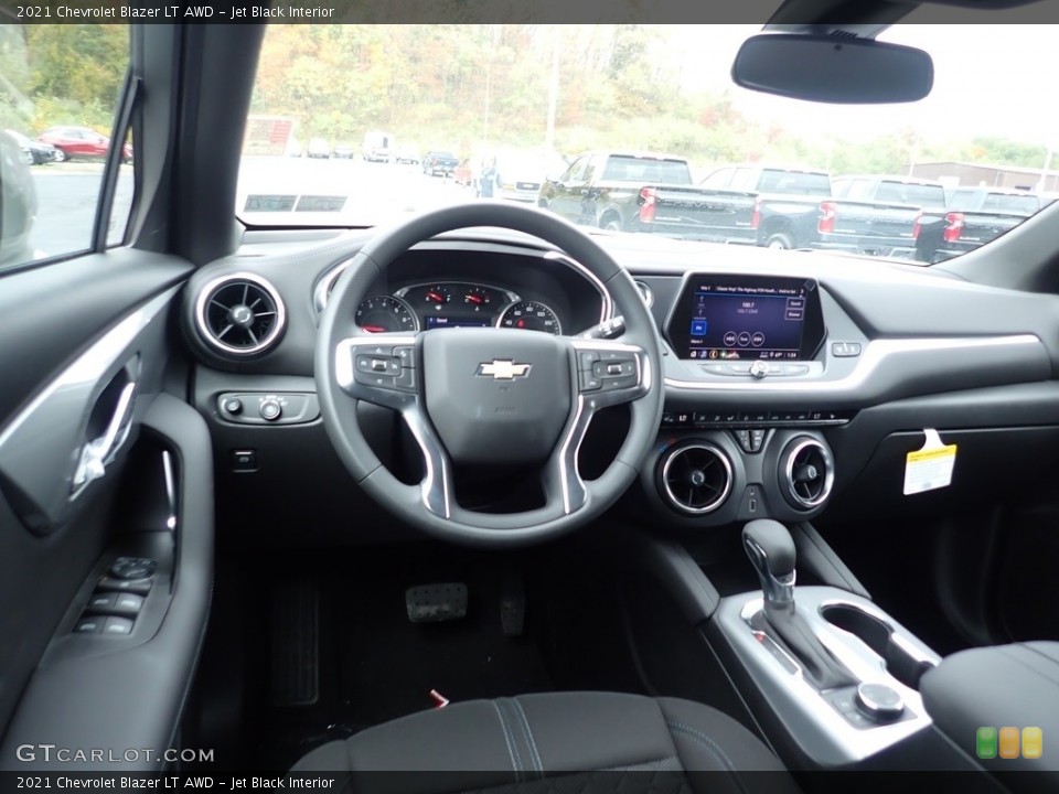 Jet Black Interior Dashboard for the 2021 Chevrolet Blazer LT AWD #139846629