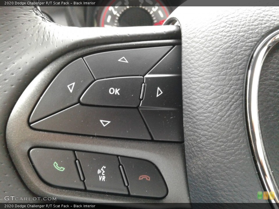 Black Interior Steering Wheel for the 2020 Dodge Challenger R/T Scat Pack #139846638