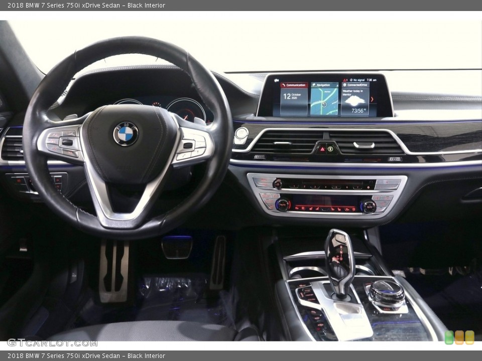 Black Interior Dashboard for the 2018 BMW 7 Series 750i xDrive Sedan #139846644