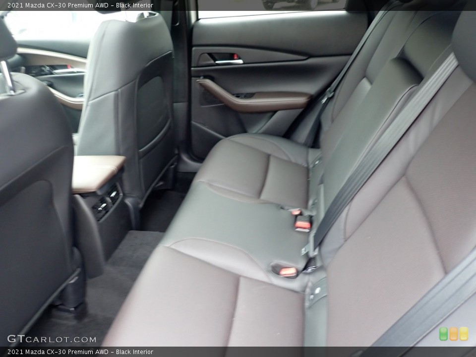 Black Interior Rear Seat for the 2021 Mazda CX-30 Premium AWD #139846716