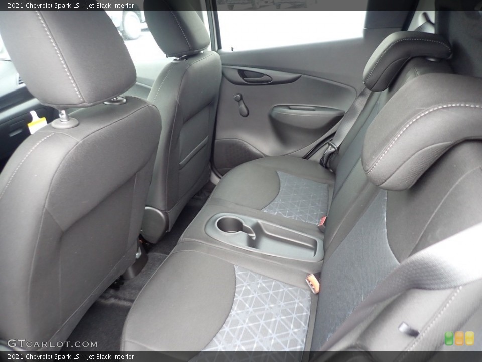 Jet Black Interior Rear Seat for the 2021 Chevrolet Spark LS #139846986