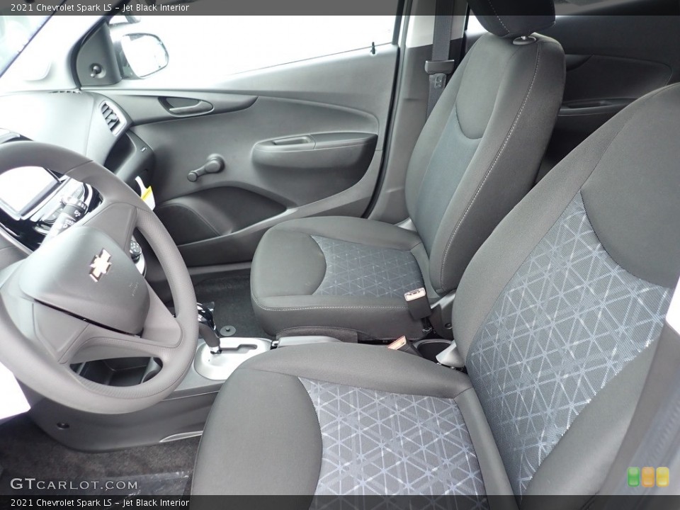 Jet Black Interior Front Seat for the 2021 Chevrolet Spark LS #139847043