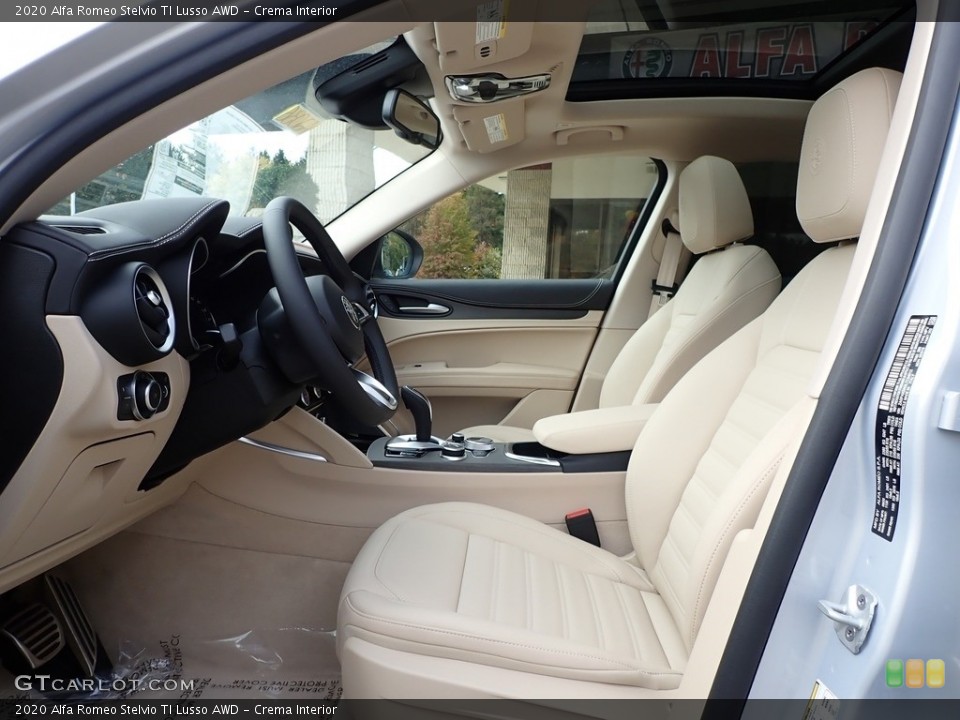 Crema Interior Photo for the 2020 Alfa Romeo Stelvio TI Lusso AWD #139847052