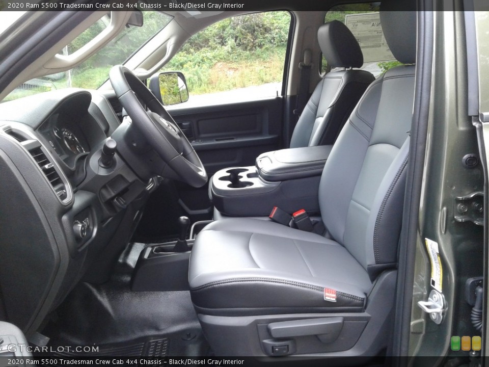Black/Diesel Gray Interior Photo for the 2020 Ram 5500 Tradesman Crew Cab 4x4 Chassis #139847079