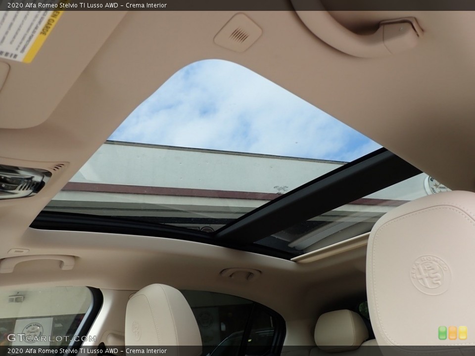 Crema Interior Sunroof for the 2020 Alfa Romeo Stelvio TI Lusso AWD #139847193