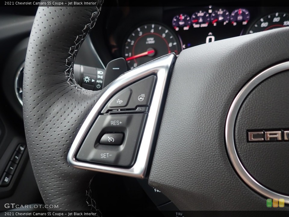 Jet Black Interior Steering Wheel for the 2021 Chevrolet Camaro SS Coupe #139847670