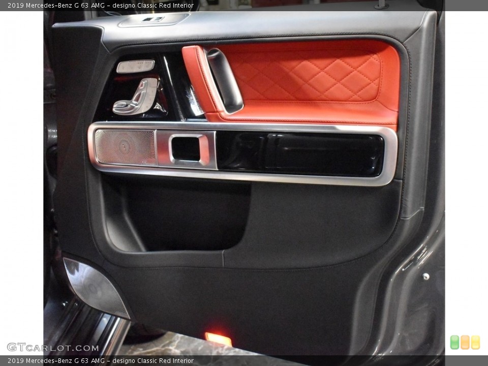 designo Classic Red Interior Door Panel for the 2019 Mercedes-Benz G 63 AMG #139850370