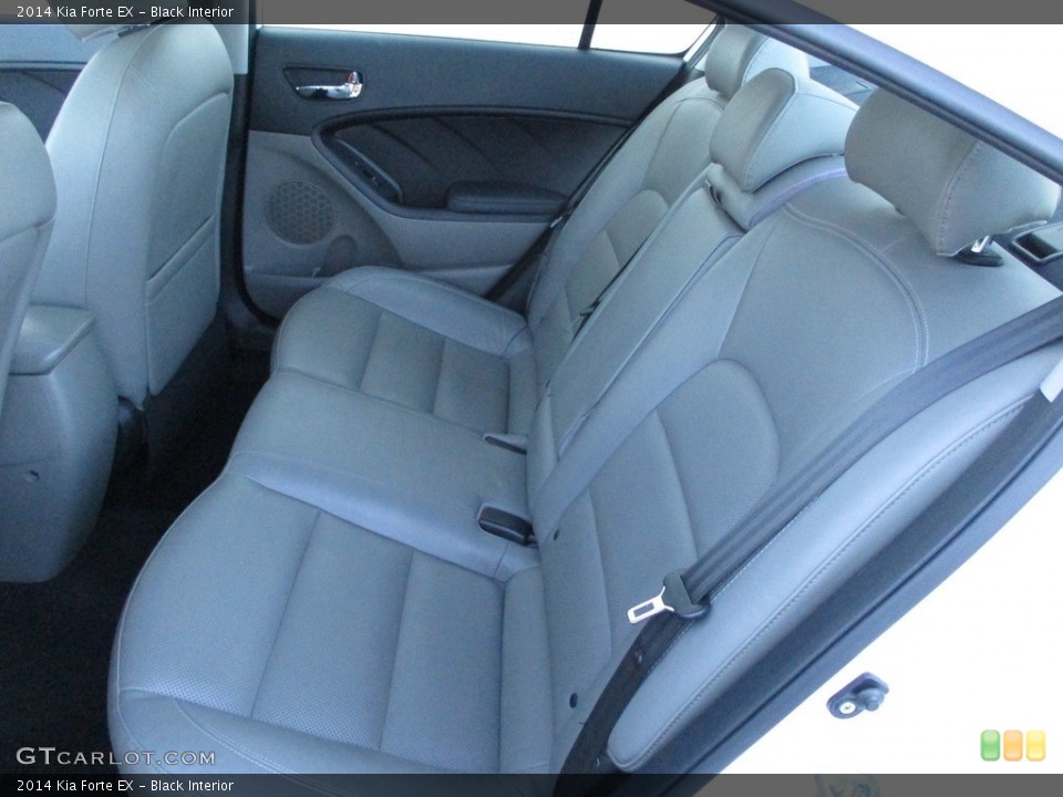Black Interior Rear Seat for the 2014 Kia Forte EX #139852564