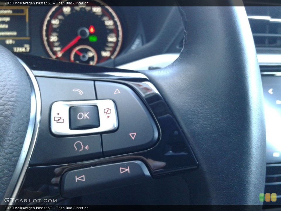 Titan Black Interior Steering Wheel for the 2020 Volkswagen Passat SE #139854554