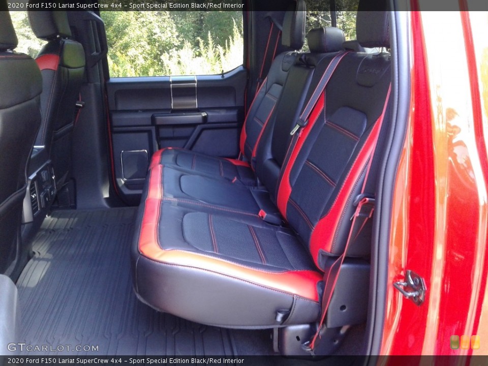 Sport Special Edition Black/Red Interior Rear Seat for the 2020 Ford F150 Lariat SuperCrew 4x4 #139855901