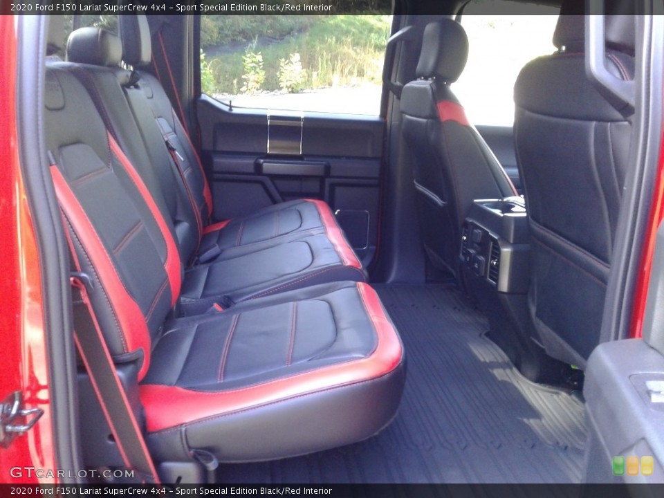 Sport Special Edition Black/Red Interior Rear Seat for the 2020 Ford F150 Lariat SuperCrew 4x4 #139855967