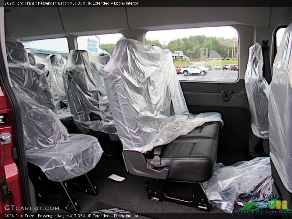 Ebony Interior Rear Seat for the 2020 Ford Transit Passenger Wagon XLT 350 HR Extended #139857297