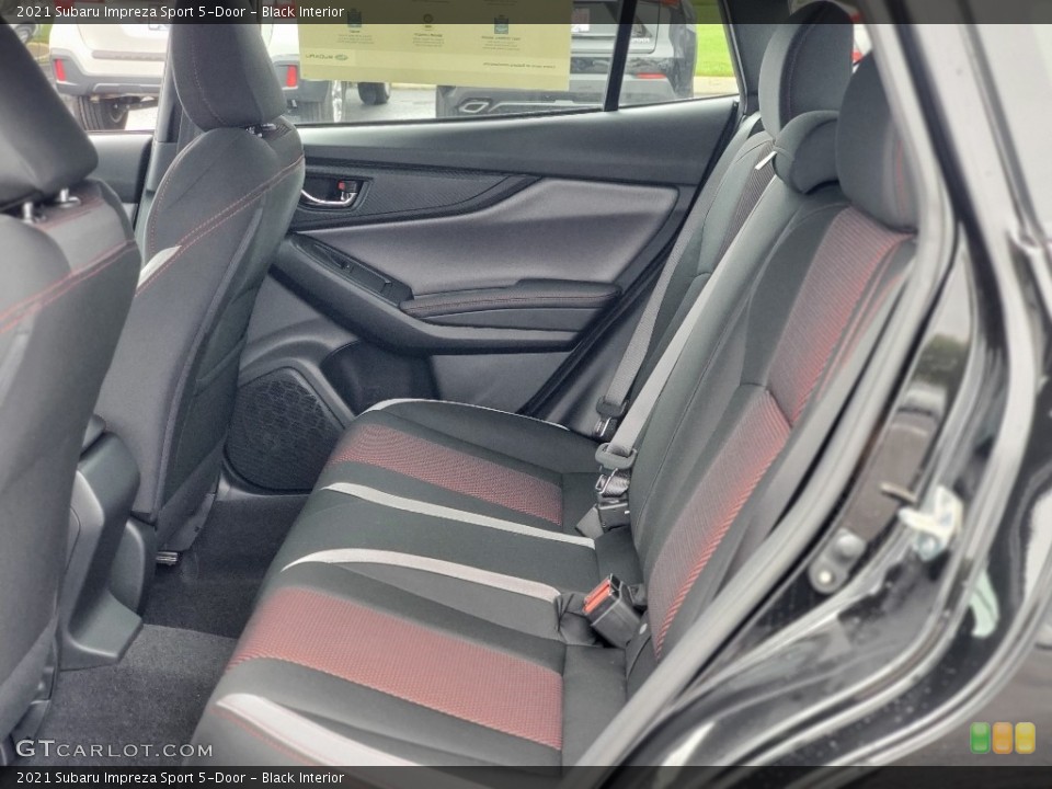 Black Interior Rear Seat for the 2021 Subaru Impreza Sport 5-Door #139857347