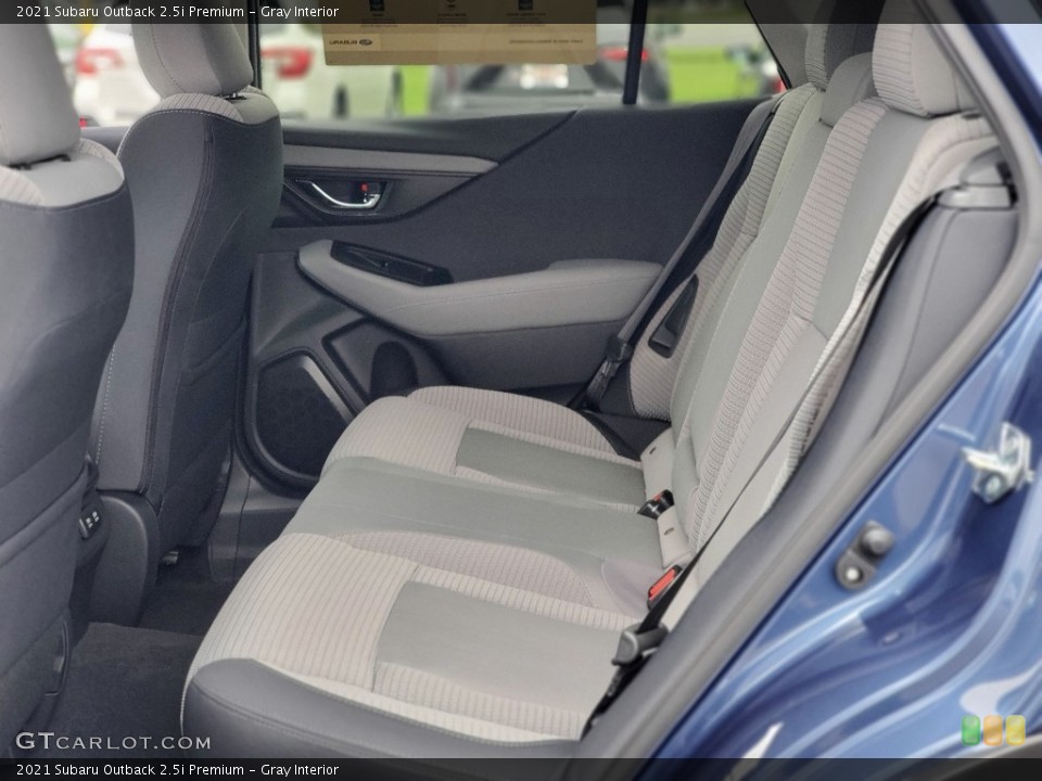 Gray Interior Rear Seat for the 2021 Subaru Outback 2.5i Premium #139857645