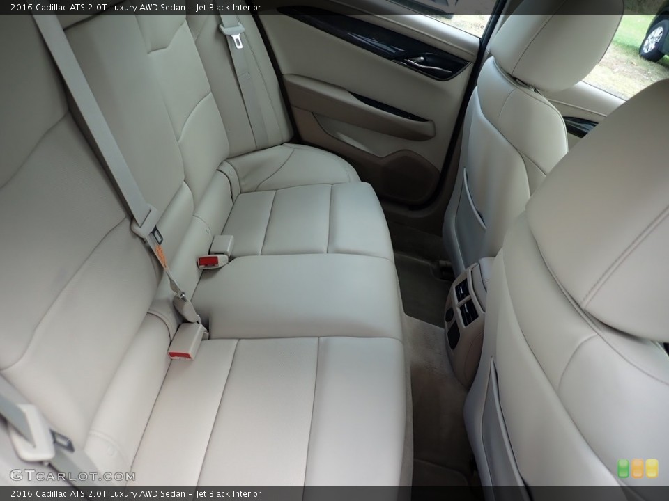 Jet Black Interior Rear Seat for the 2016 Cadillac ATS 2.0T Luxury AWD Sedan #139857839
