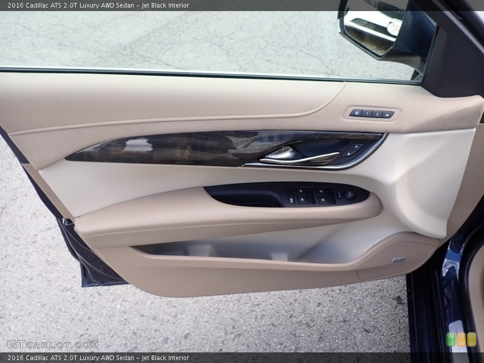 Jet Black Interior Door Panel for the 2016 Cadillac ATS 2.0T Luxury AWD Sedan #139857946