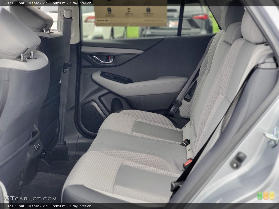 Gray Interior Rear Seat for the 2021 Subaru Outback 2.5i Premium #139857956
