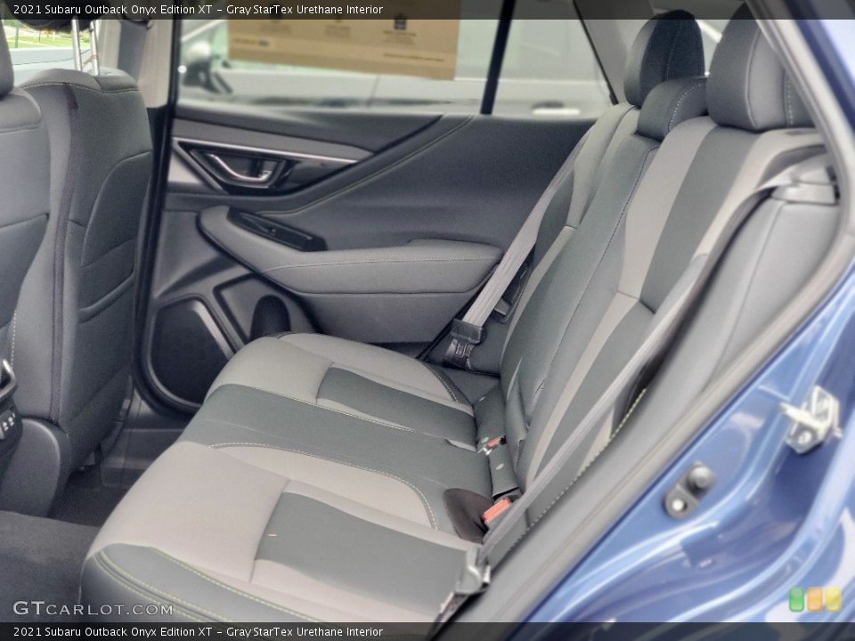Gray StarTex Urethane Interior Rear Seat for the 2021 Subaru Outback Onyx Edition XT #139858556