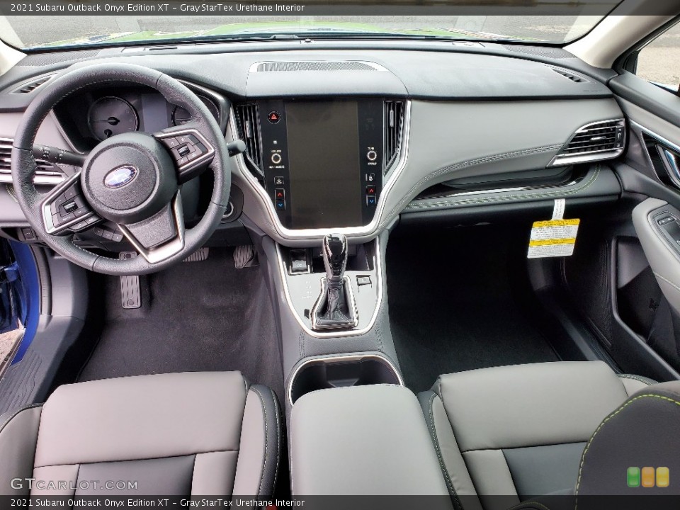 Gray StarTex Urethane Interior Photo for the 2021 Subaru Outback Onyx Edition XT #139858583