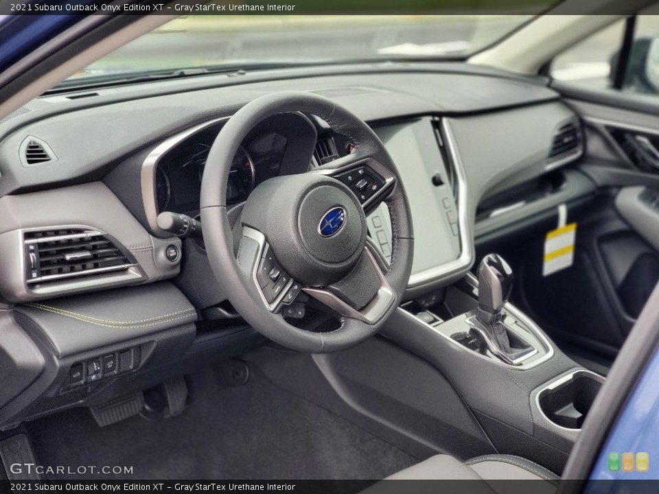 Gray StarTex Urethane Interior Dashboard for the 2021 Subaru Outback Onyx Edition XT #139858625