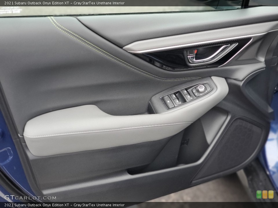 Gray StarTex Urethane Interior Door Panel for the 2021 Subaru Outback Onyx Edition XT #139858644