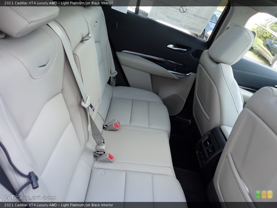 Light Platinum/Jet Black Interior Rear Seat for the 2021 Cadillac XT4 Luxury AWD #139858715