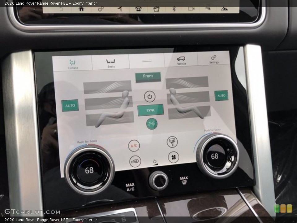 Ebony Interior Controls for the 2020 Land Rover Range Rover HSE #139860968