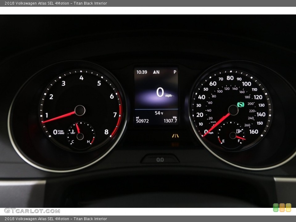 Titan Black Interior Gauges for the 2018 Volkswagen Atlas SEL 4Motion #139861541