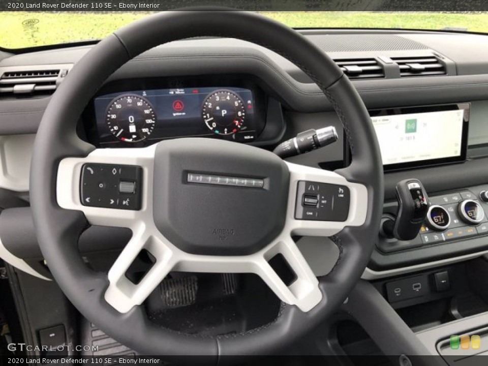 Ebony Interior Steering Wheel for the 2020 Land Rover Defender 110 SE #139862147