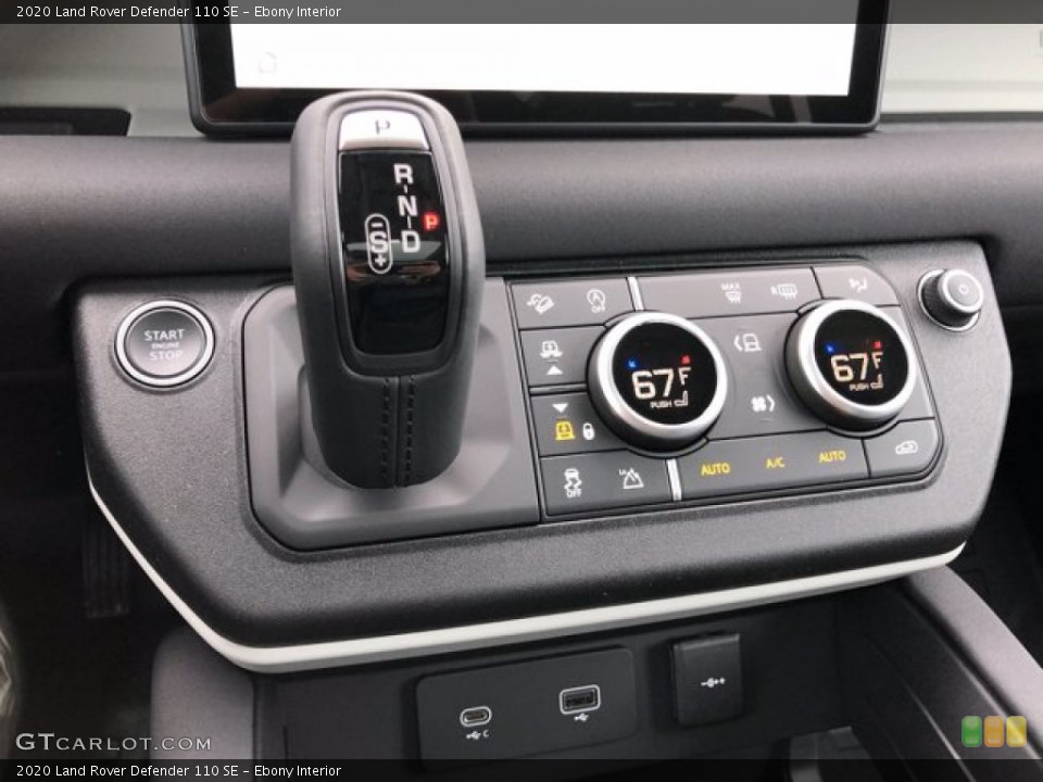 Ebony Interior Controls for the 2020 Land Rover Defender 110 SE #139862228