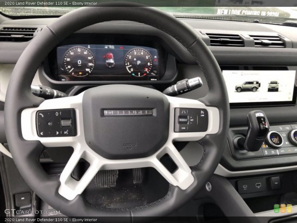 Ebony Interior Steering Wheel for the 2020 Land Rover Defender 110 SE #139862585