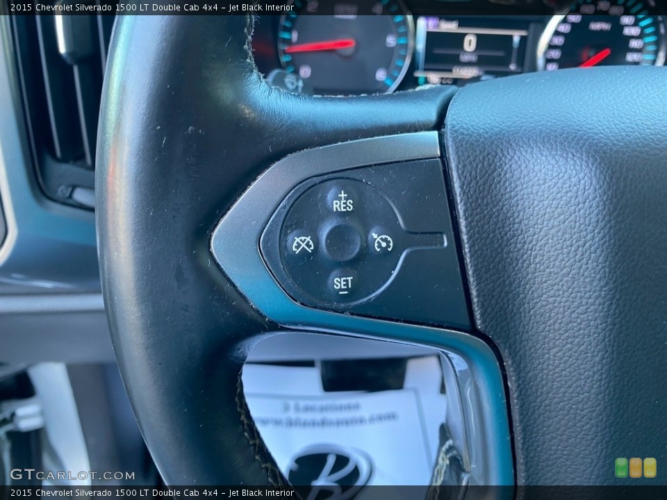 Jet Black Interior Steering Wheel for the 2015 Chevrolet Silverado 1500 LT Double Cab 4x4 #139863119