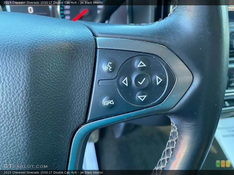 Jet Black Interior Steering Wheel for the 2015 Chevrolet Silverado 1500 LT Double Cab 4x4 #139863131