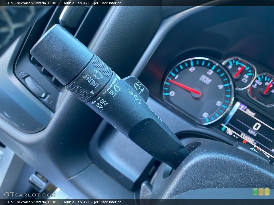 Jet Black Interior Controls for the 2015 Chevrolet Silverado 1500 LT Double Cab 4x4 #139863143
