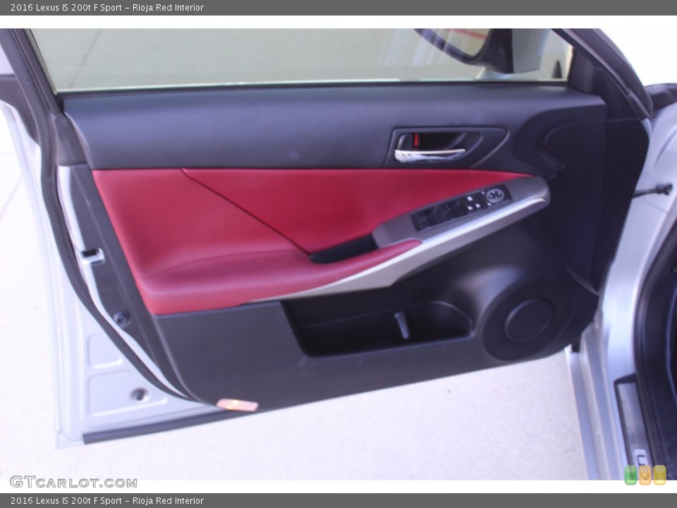 Rioja Red Interior Door Panel for the 2016 Lexus IS 200t F Sport #139864661
