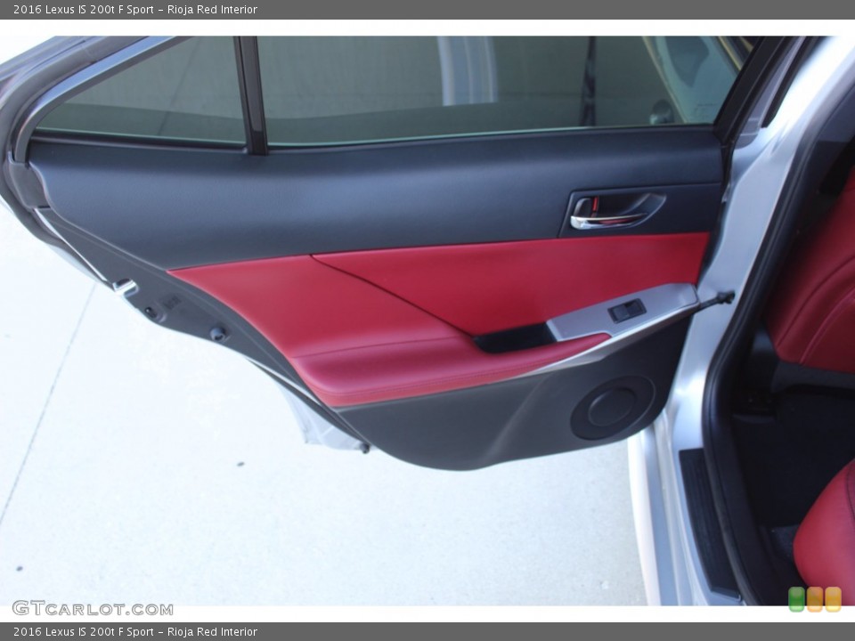 Rioja Red Interior Door Panel for the 2016 Lexus IS 200t F Sport #139864688