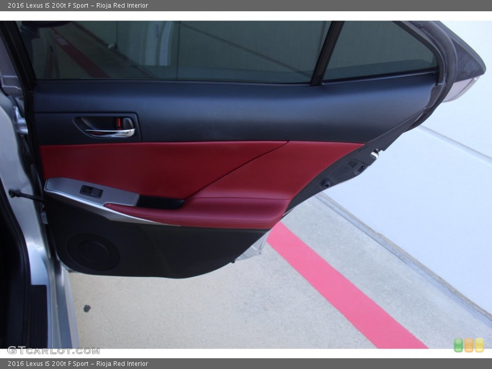 Rioja Red Interior Door Panel for the 2016 Lexus IS 200t F Sport #139864706