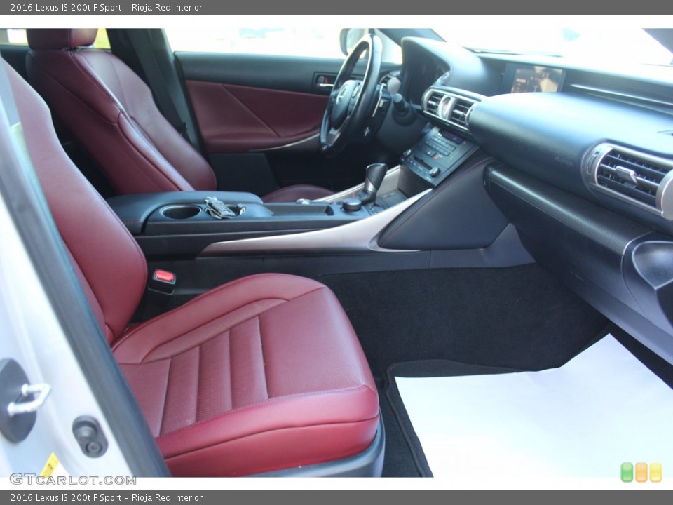 Rioja Red Interior Front Seat for the 2016 Lexus IS 200t F Sport #139864715