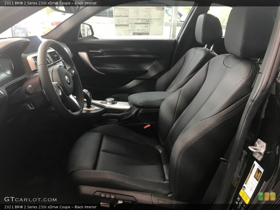 Black Interior Photo for the 2021 BMW 2 Series 230i xDrive Coupe #139865482