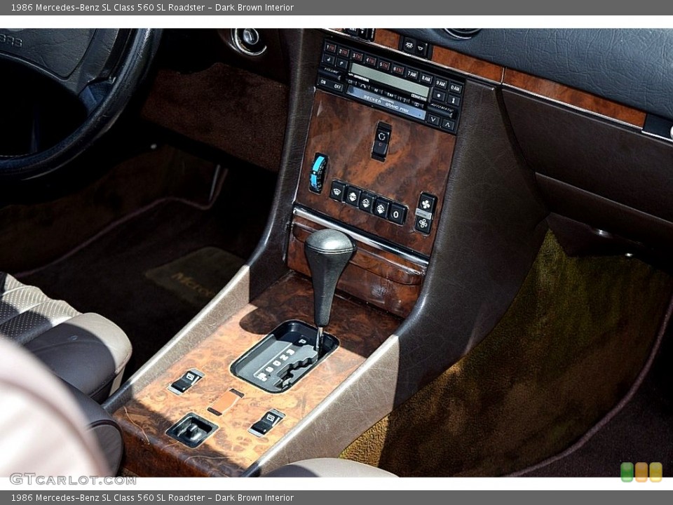 Dark Brown Interior Transmission for the 1986 Mercedes-Benz SL Class 560 SL Roadster #139865992
