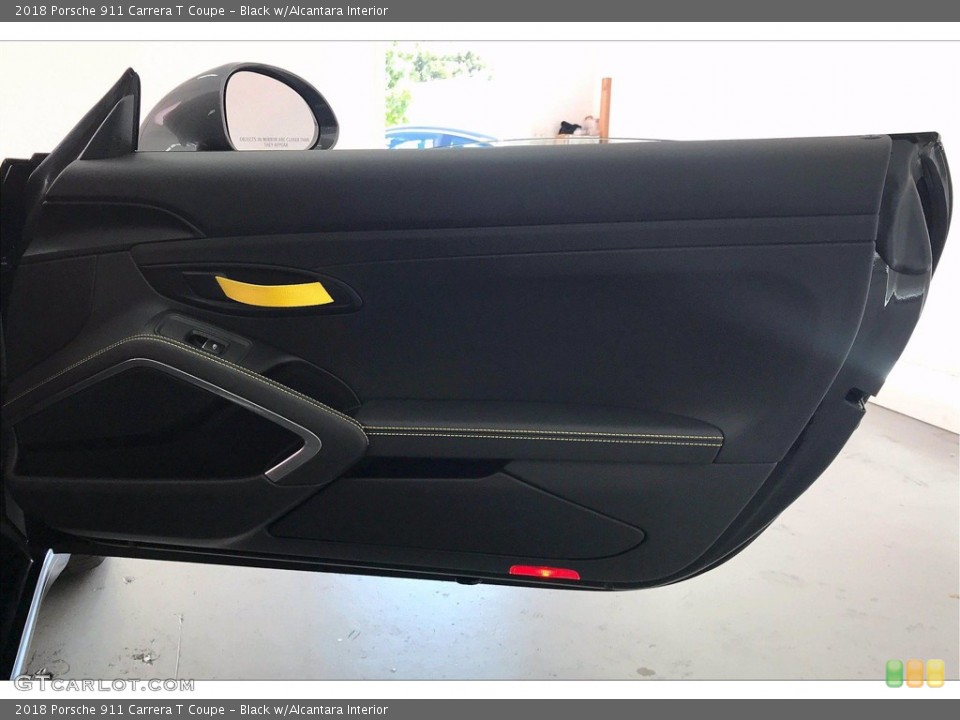Black w/Alcantara Interior Door Panel for the 2018 Porsche 911 Carrera T Coupe #139868245