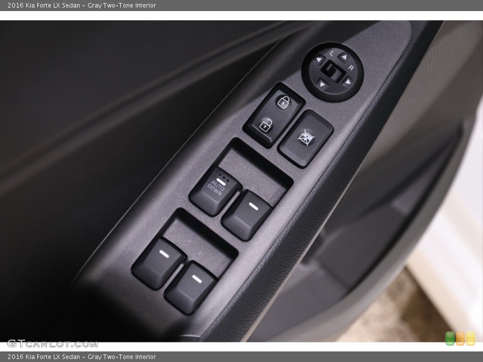 Gray Two-Tone Interior Door Panel for the 2016 Kia Forte LX Sedan #139869442