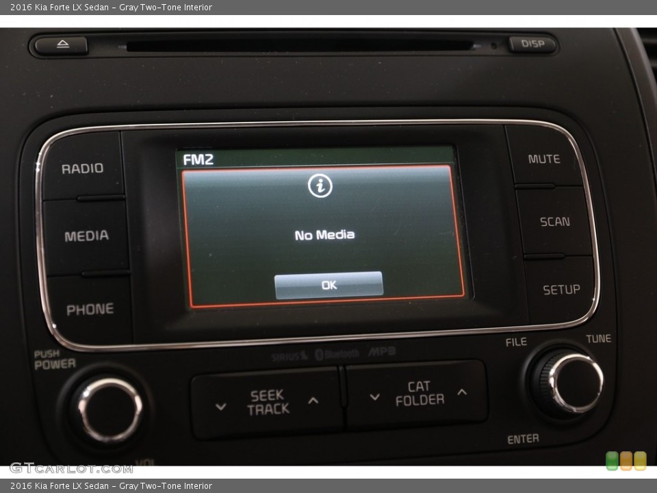 Gray Two-Tone Interior Controls for the 2016 Kia Forte LX Sedan #139869643