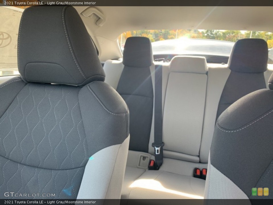 Light Gray/Moonstone Interior Rear Seat for the 2021 Toyota Corolla LE #139869706