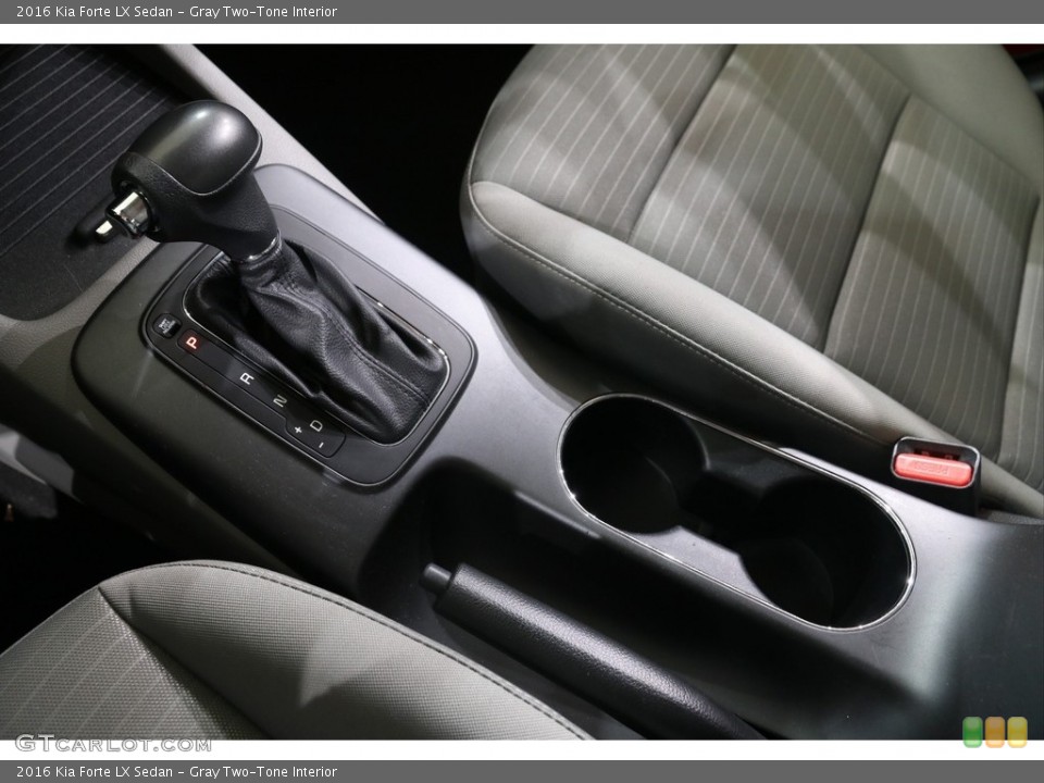Gray Two-Tone Interior Transmission for the 2016 Kia Forte LX Sedan #139869709